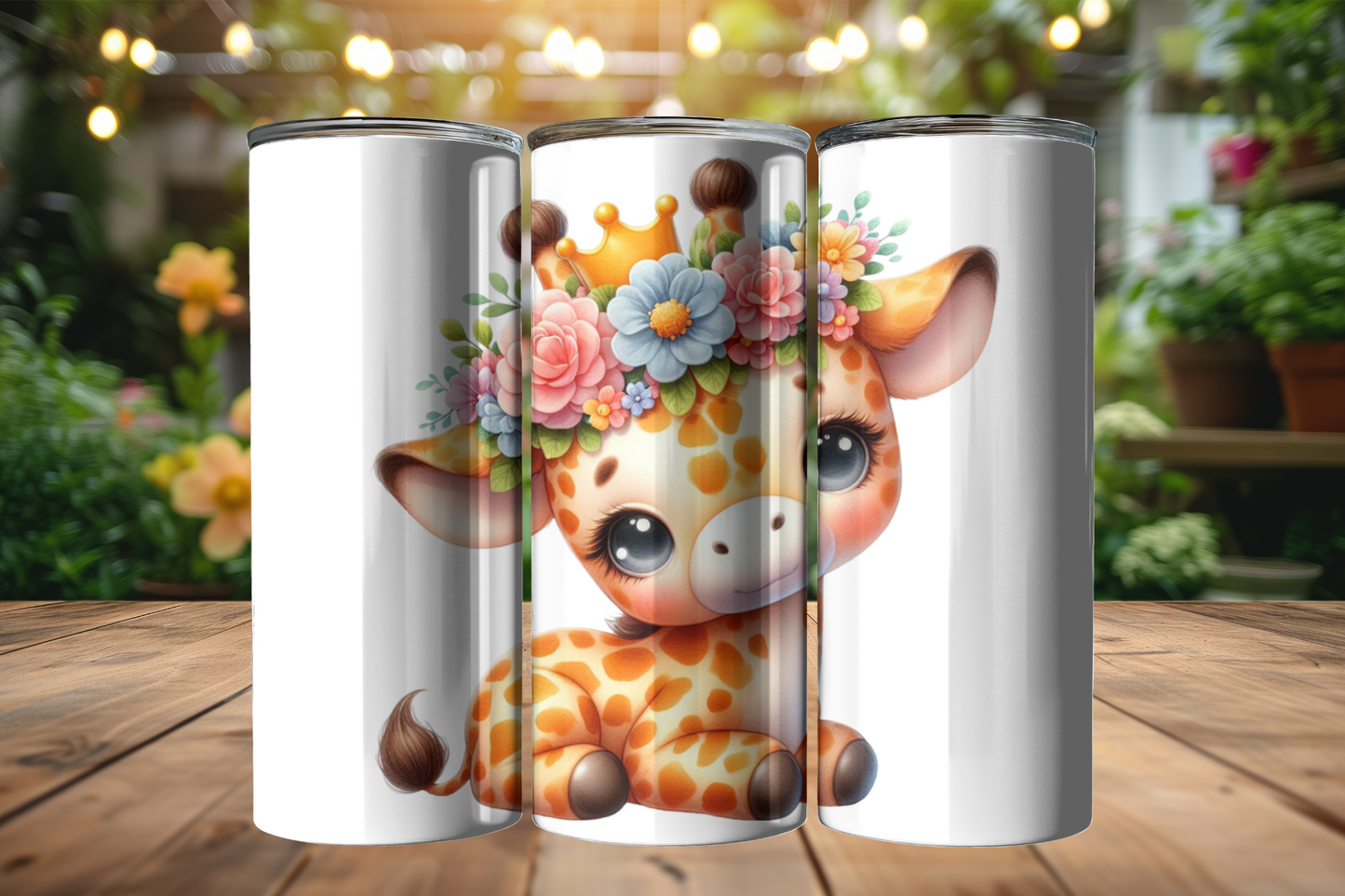 Cute Baby Giraffe 20oz Tumbler