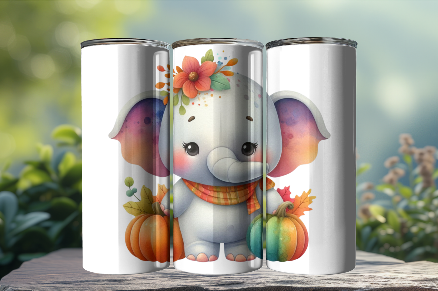 Cute Baby Elephant 20oz Tumbler