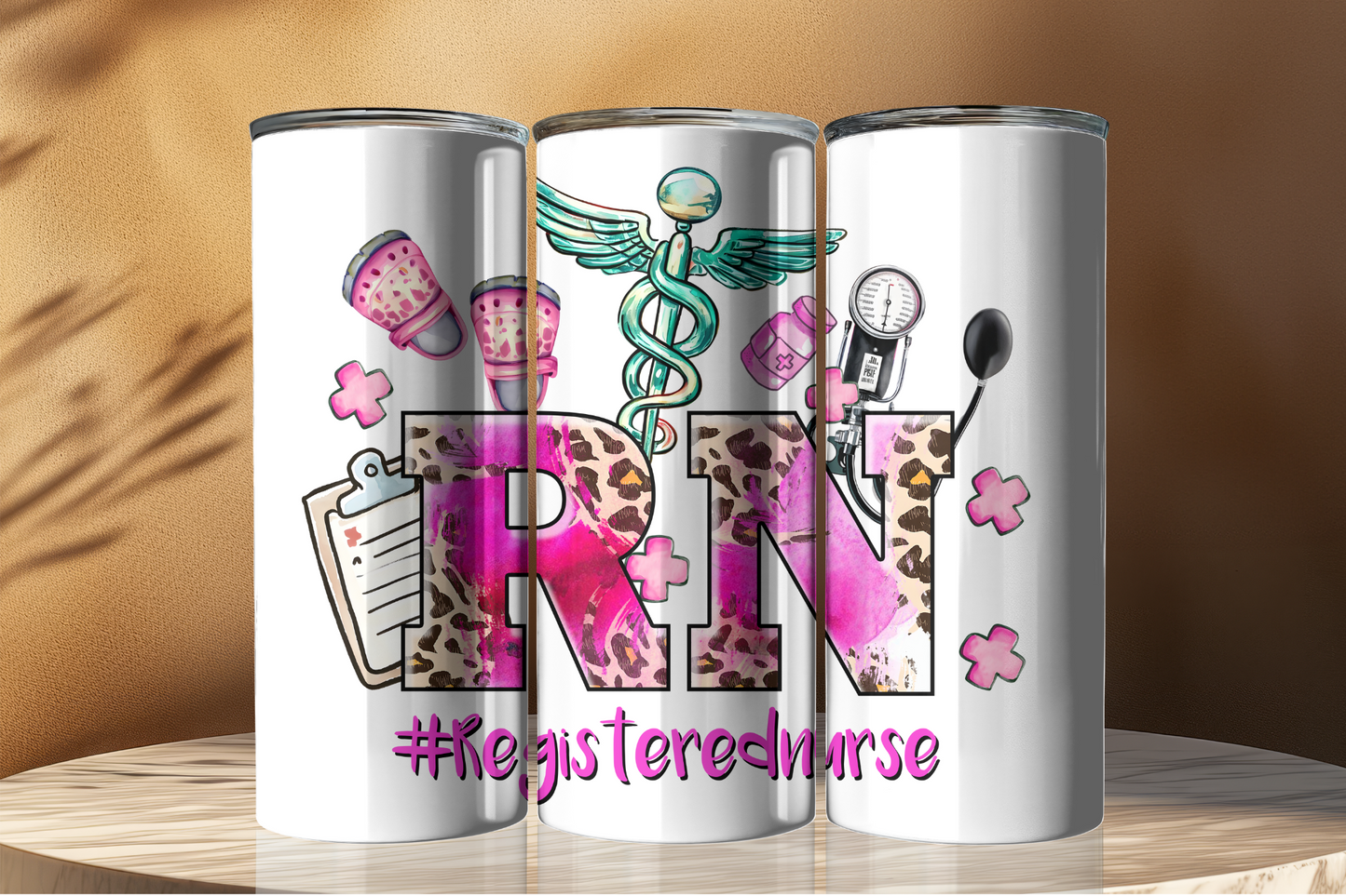 Nurse 20oz Stainless Steel Tumbler