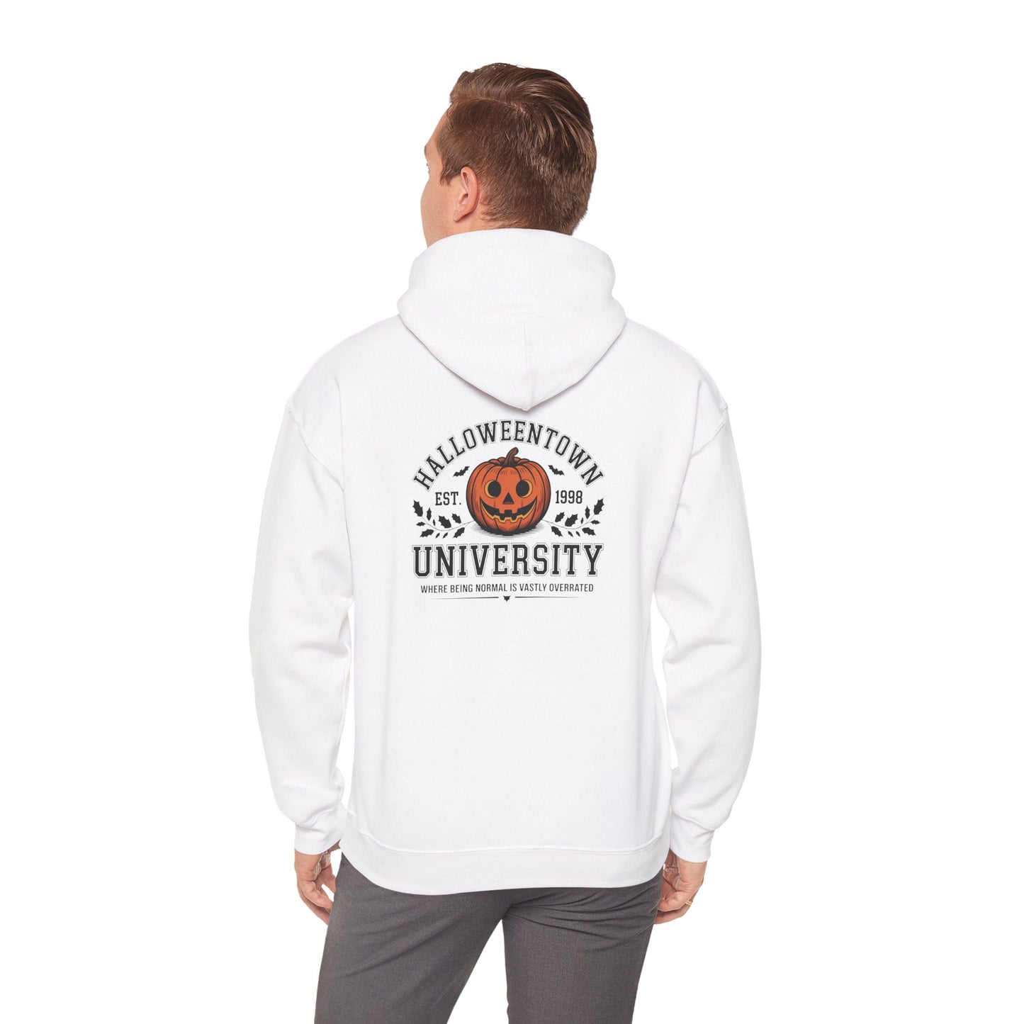 Halloween University Hoodie - Cozy Autumn Sweatshirt, Perfect for Halloween Celebrations, Gift for College Students, Unisex Style, [...]