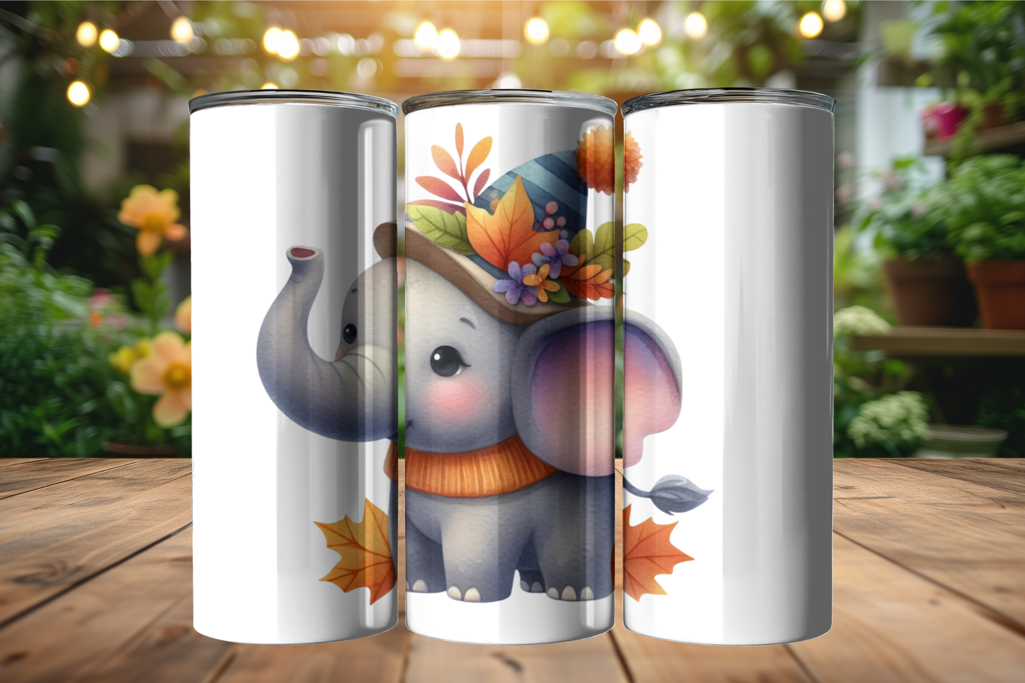 Cute Baby Elephant 20oz Tumbler