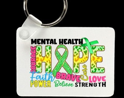 Mental Health Awareness Keychain